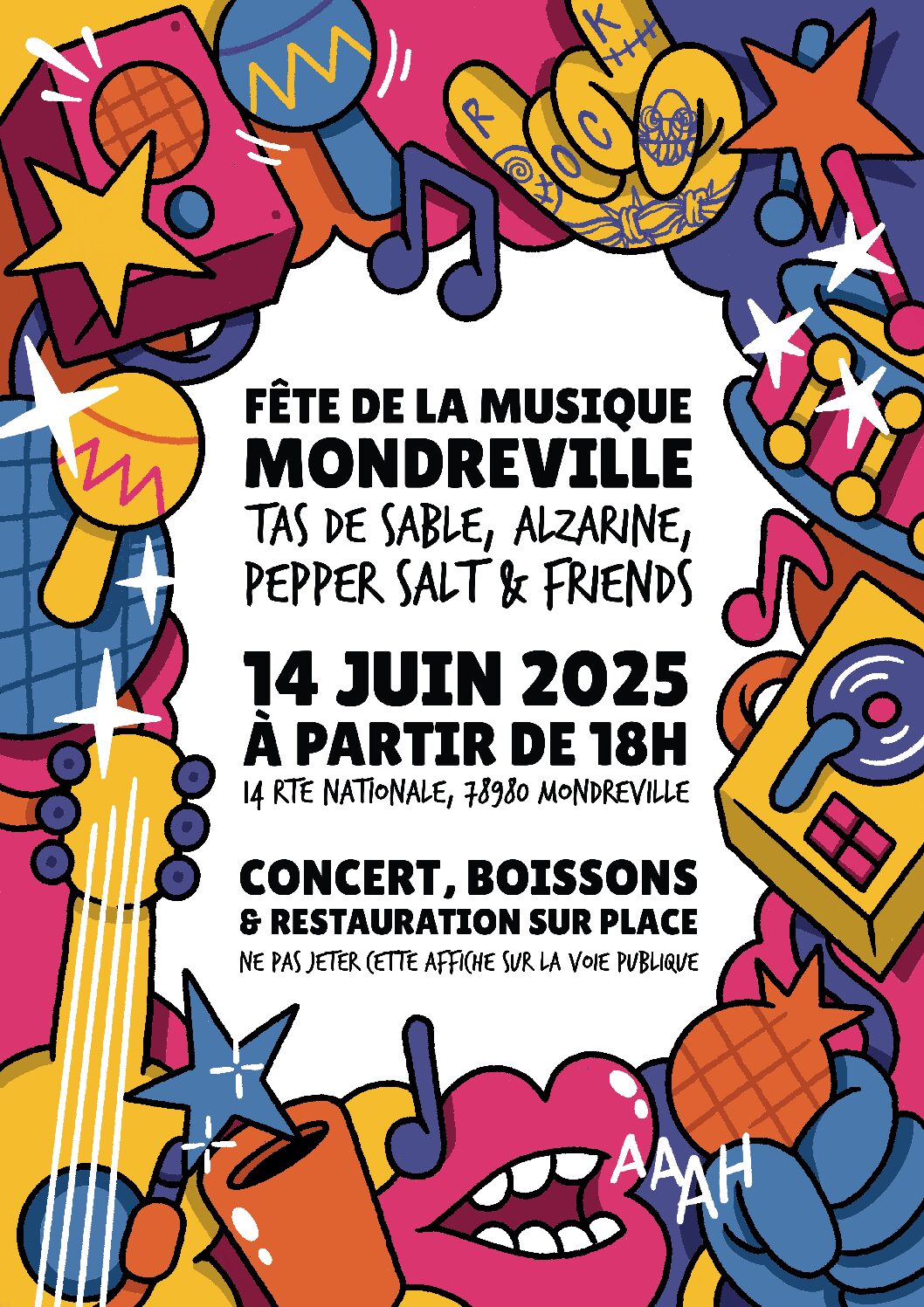 Samedi 14 juin 2025 : Fête de la musique à Mondreville